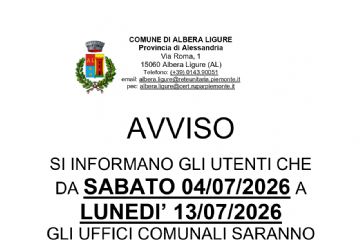 Avviso chiusura uffici